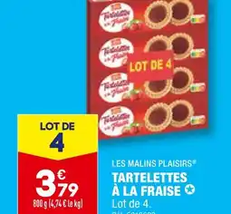 LES MALINS PLAISIRS TARTELETTES À LA FRAISE