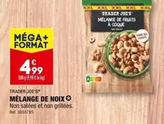 ALDI TRADER JOE’S MÉLANGE DE NOIX offre