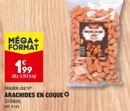 ALDI TRADER JOE’S ARACHIDES EN COQUE offre
