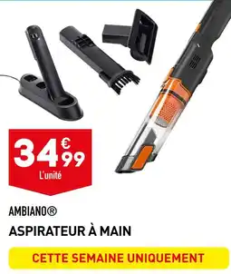 ALDI AMBIANO ASPIRATEUR À MAIN offre