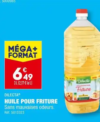 ALDI DILECTA HUILE POUR FRITURE offre