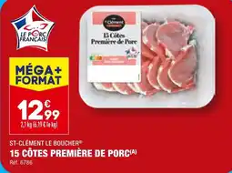 ALDI ST-CLÉMENT LE BOUCHER 15 CÔTES PREMIÈRE DE PORC offre