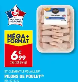 ST-CLÉMENT LE VOLAILLER PILONS DE POULET