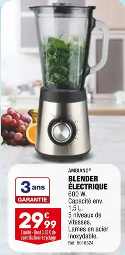 ALDI AMBIANO BLENDER ÉLECTRIQUE offre