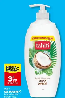 ALDI TAHITI GEL DOUCHE offre