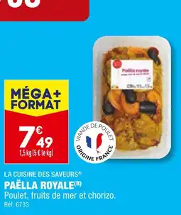 ALDI LA CUISINE DES SAVEURS PAËLLA ROYALE offre