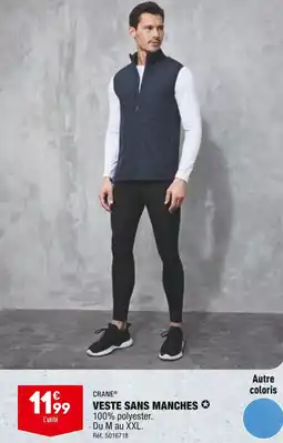 ALDI CRANE VESTE SANS MANCHES offre
