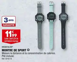 KRONTALER MONTRE DE SPORT