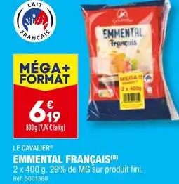 ALDI LE CAVALIER EMMENTAL FRANÇAIS offre