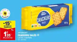 ALDI SUN SNACKS CRACKERS SALÉS offre
