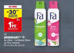 ALDI FA DÉODORANT offre