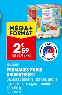 ALDI MILSANI FROMAGES FRAIS AROMATISÉS offre