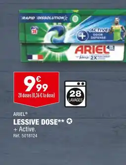 ALDI ARIEL LESSIVE DOSE offre