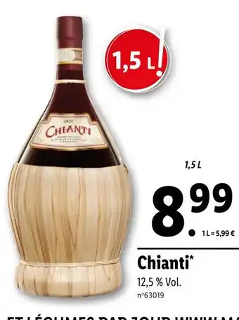 Lidl Chianti offre