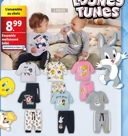 Lidl LOONEY TUNES Ensemble molletonné bébé offre