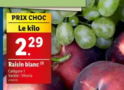 Lidl Raisin blanc offre