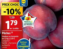 Lidl Pêches offre