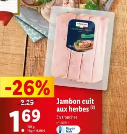 ITALIAMO Jambon cuit aux herbes