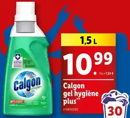 Lidl Calgon Gel hygiène plus offre