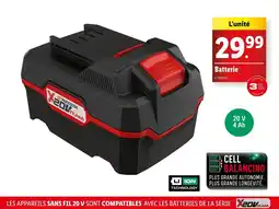 Lidl Batterie offre