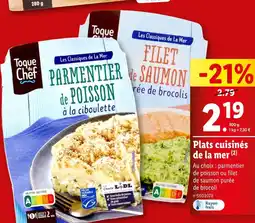 Lidl Toque du Chef Plats cuisinés de la mer offre