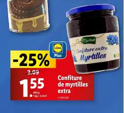 Maribel Confiture de myrtilles extra