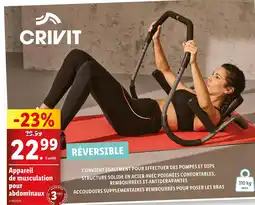 Lidl CRIVIT Appareil de musculation pour abdominaux offre