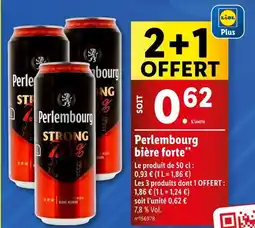 Lidl Perlembourg bière forte offre