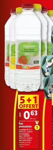 Lidl Saguaro Eau aromatisée offre
