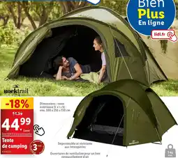 Lidl Rocktrail Tente de camping offre