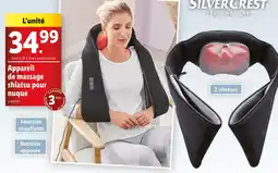 SILVERCREST Appareil de massage shiatsu pour nuque