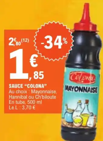 E.Leclerc SAUCE "COLONA" offre