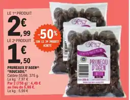 E.Leclerc PRUNEAUX D'AGEN(2) "ROUCADIL" offre