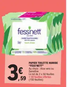 E.Leclerc PAPIER TOILETTE HUMIDE offre