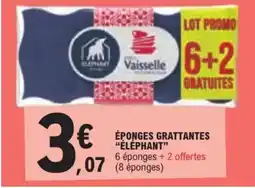 E.Leclerc ÉPONGES GRATTANTES "ÉLÉPHANT" offre