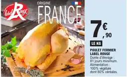 E.Leclerc POULET FERMIER LABEL ROUGE offre
