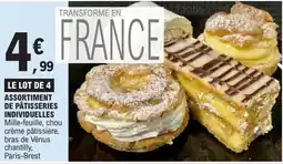 E.Leclerc ASSORTIMENT DE PÂTISSERIES INDIVIDUELLES offre