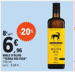 E.Leclerc HUILE D'OLIVE "TERRA DELYSSA" 750 ml offre
