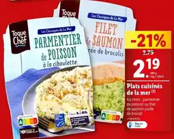 Lidl Plats cuisinés de la mer offre