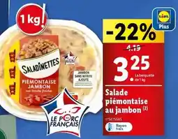 Lidl Salade piémontaise au jambon offre