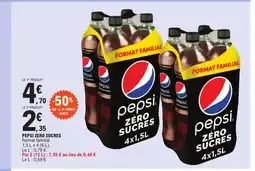 E.Leclerc PEPSI ZERO SUCRES offre