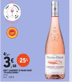 E.Leclerc AOP (6) CABERNET D'ANJOU ROSÉ offre