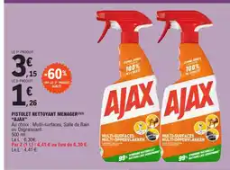 E.Leclerc PISTOLET NETTOYANT MENAGER offre