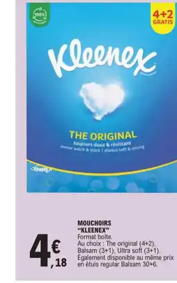 E.Leclerc MOUCHOIRS "KLEENEX" offre
