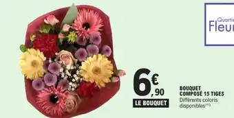 E.Leclerc BOUQUET COMPOSÉ 15 TIGES offre