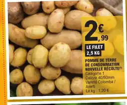 E.Leclerc POMME DE TERRE DE CONSOMMATION offre
