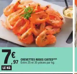 E.Leclerc CREVETTES ROSES CUITES offre