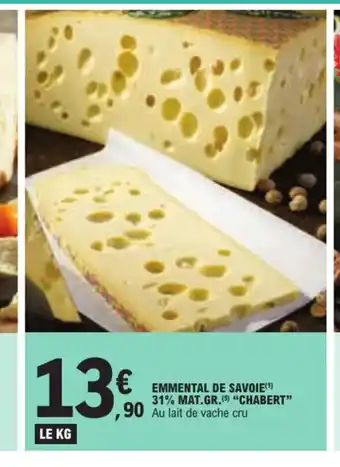E.Leclerc EMMENTAL DE SAVOIE offre