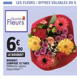 BOUQUET COMPOSÉ 15 TIGES