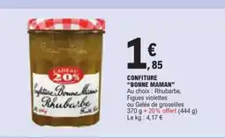 E.Leclerc CONFITURE "BONNE MAMAN offre